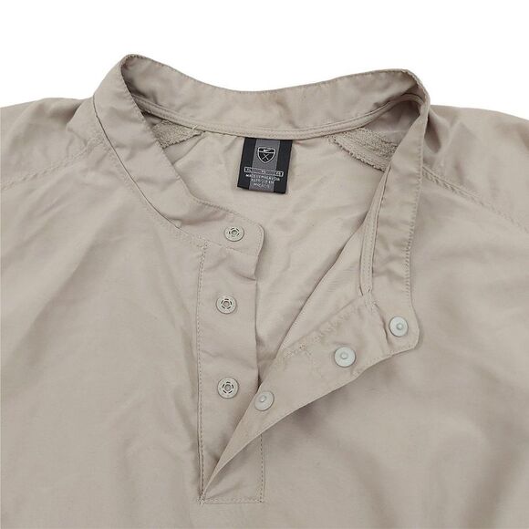 Nike Golf Pullover Jacket Mens XL Beige 1/4 Button Long Sleeve Performance - Picture 3 of 11